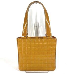 CHANEL vintage CC CC Mark logo chocolate bar Shoulder Bag Hand Bag Tote Bag